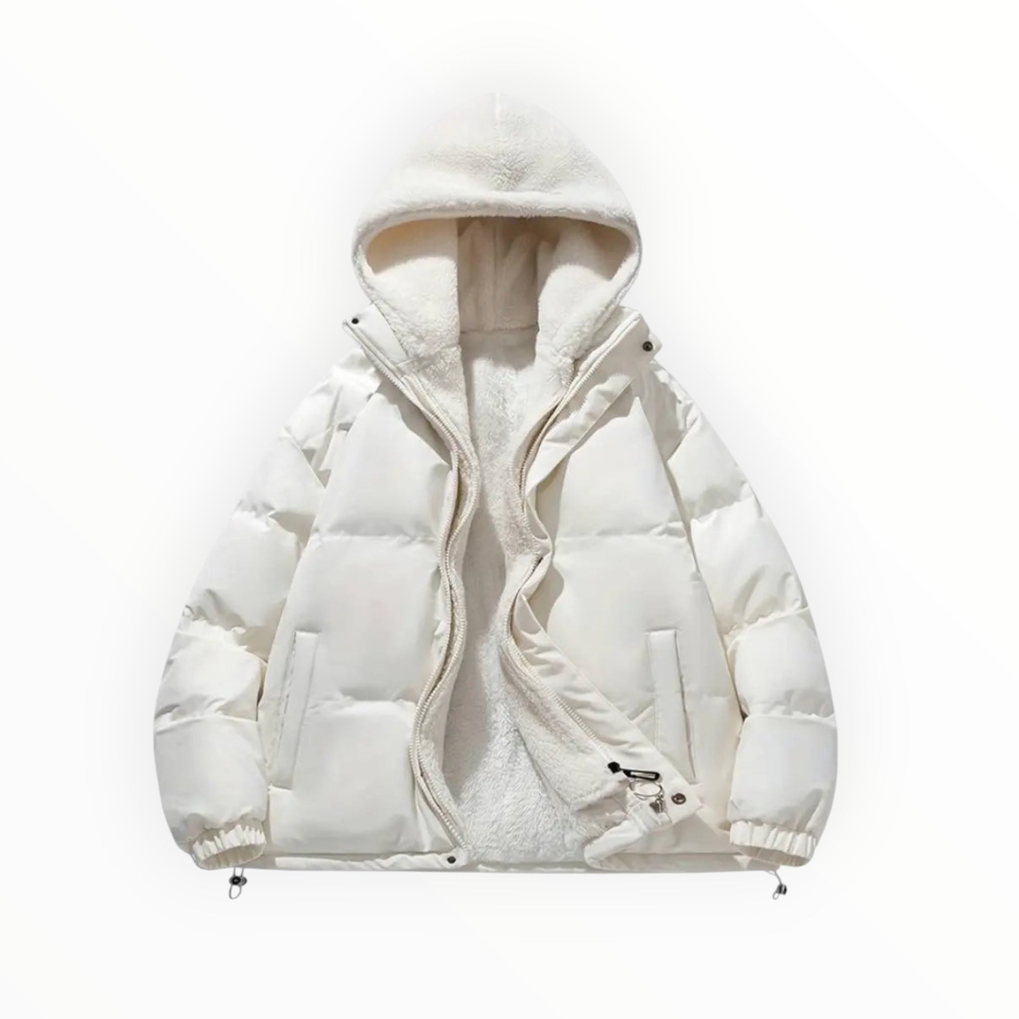 Damen Winterjacke mit Kapuze | Geschlossene Form für Wintertage