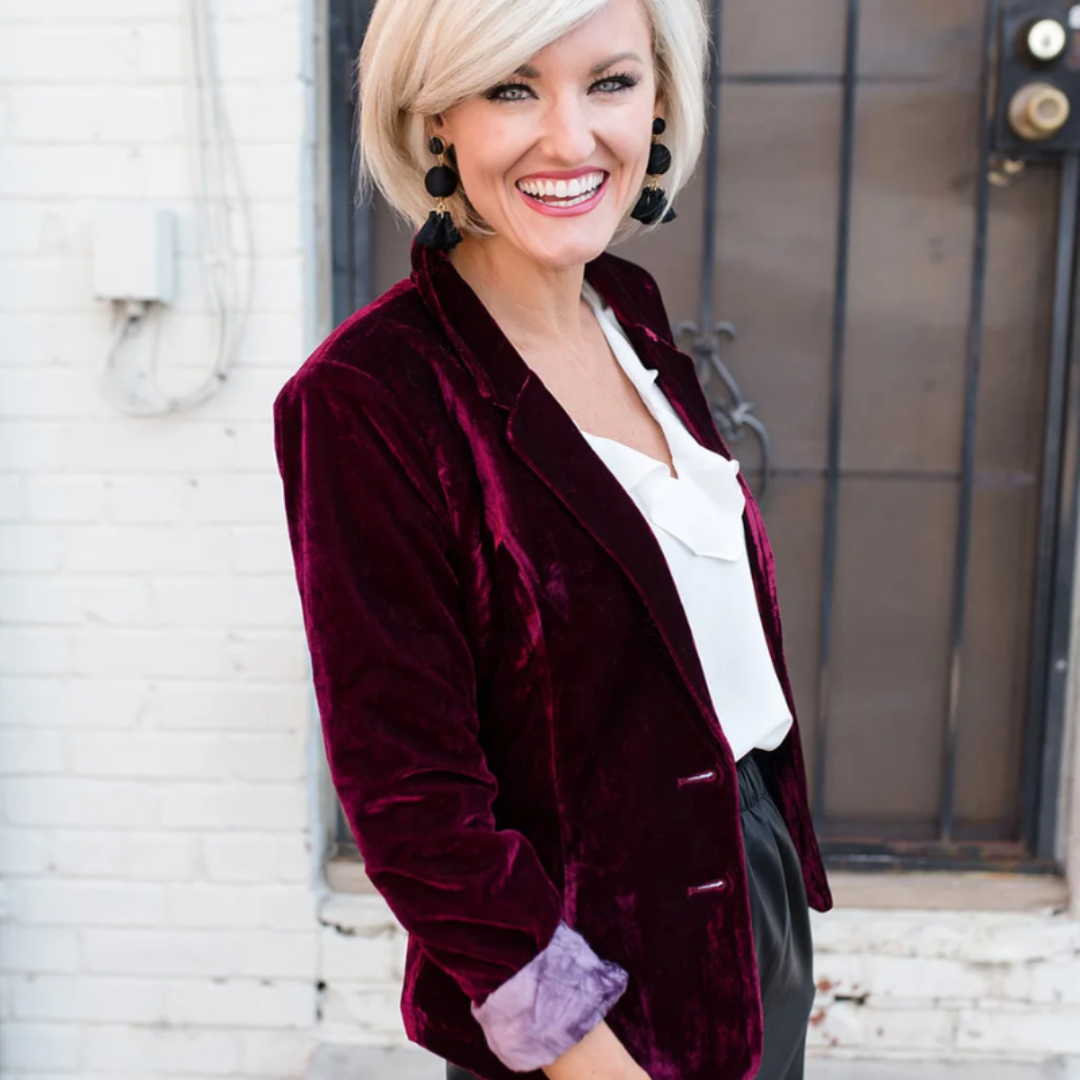 Damen Blazer | klare Form mit langen Ärmeln