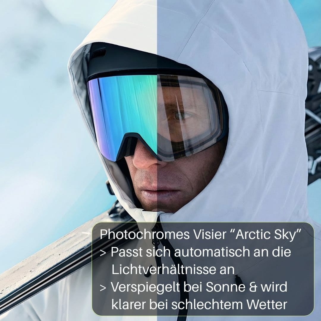 Unisex Skibrille | Visier mit magnetischem Wechselmechanismus