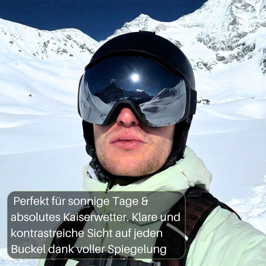 Unisex Skibrille | Visier mit magnetischem Wechselmechanismus