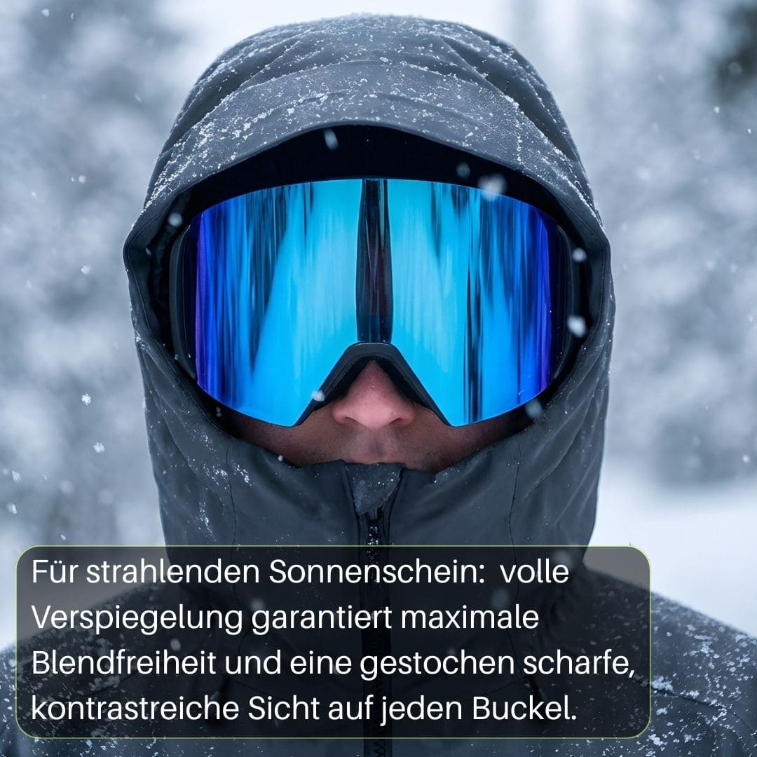 Unisex Skibrille | Visier mit magnetischem Wechselmechanismus