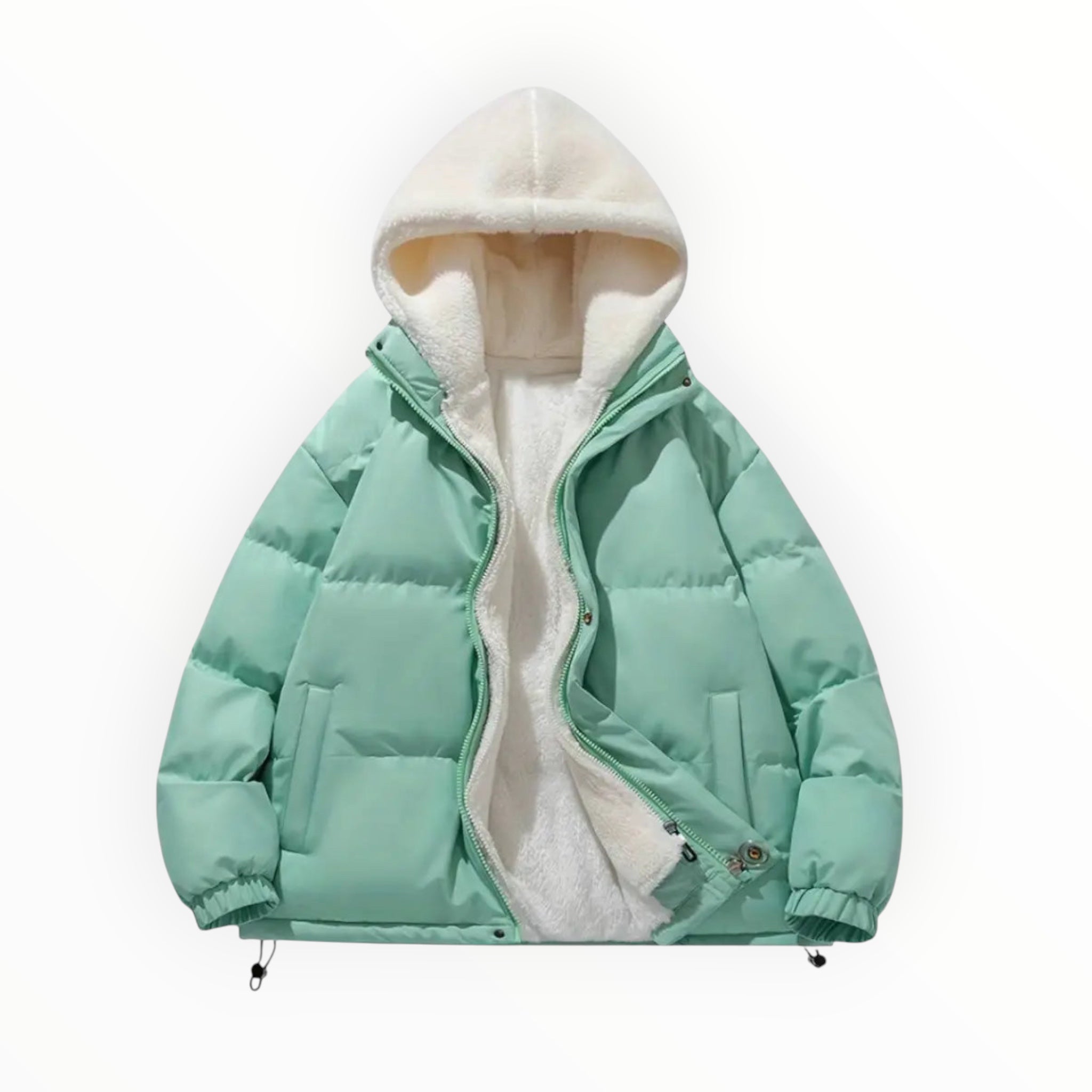 Damen Winterjacke mit Kapuze | Geschlossene Form für Wintertage