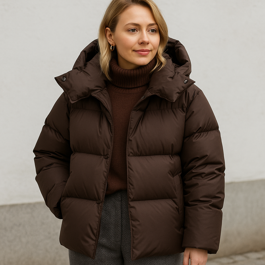Jacke Damen | Kapuze mit klarer Linienführung