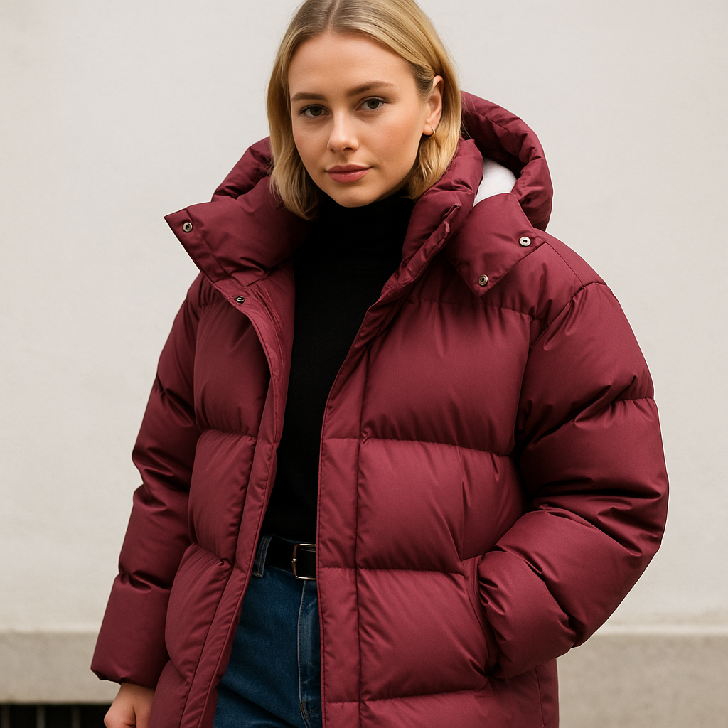 Jacke Damen | Kapuze mit klarer Linienführung