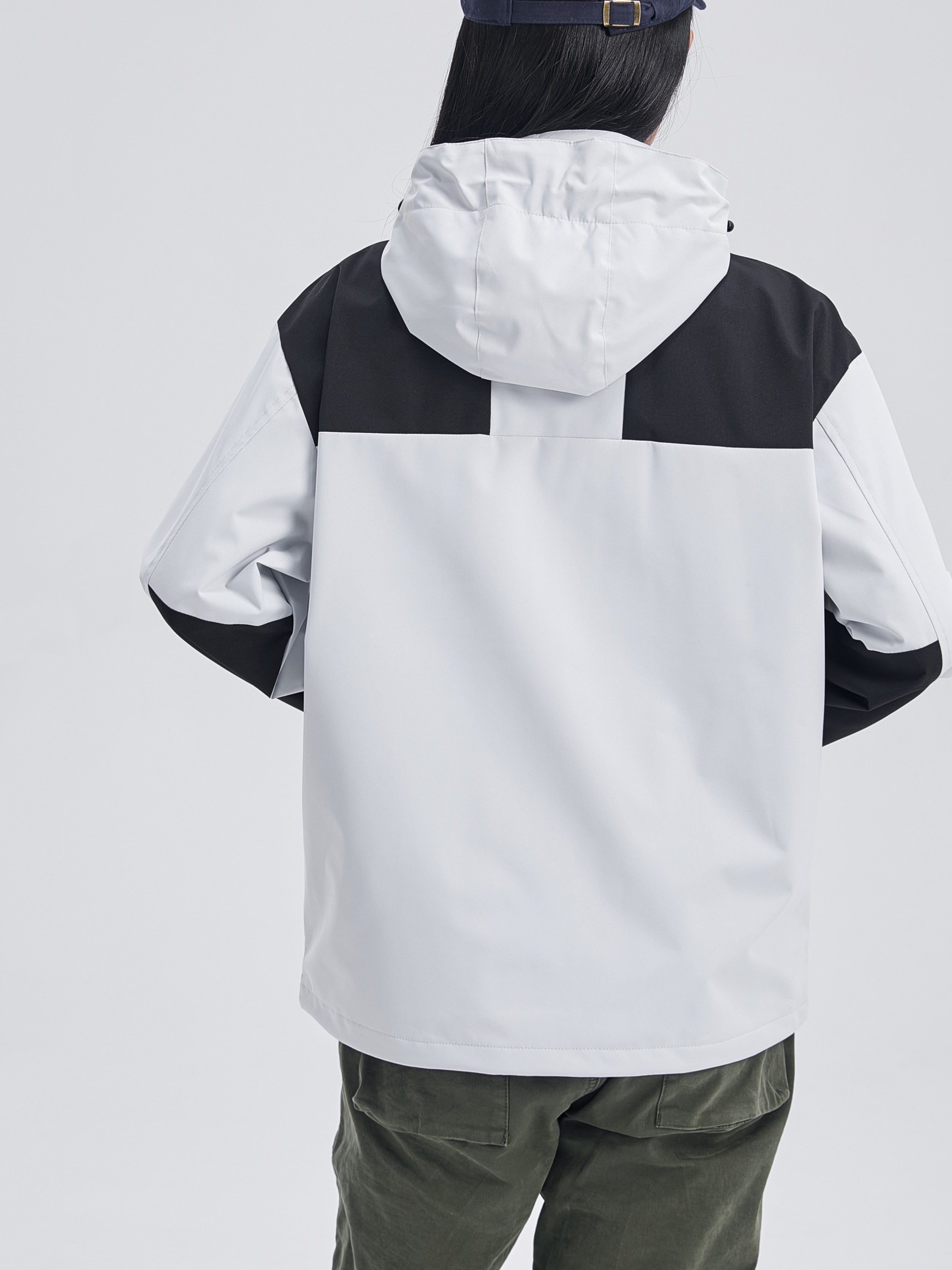 Unisex Jacke | Kapuzenanbindung mit durchgehendem Reißverschluss