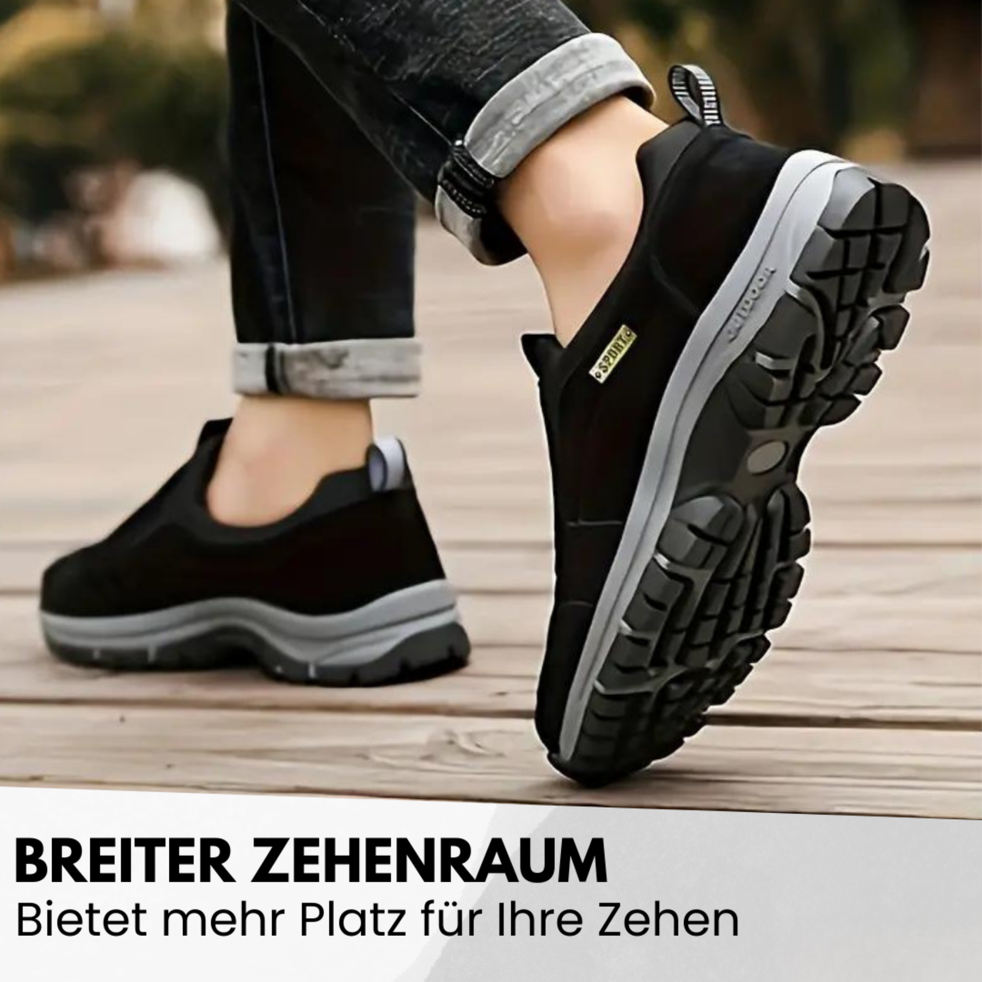 Herren Schuh | geschlossene Form mit profilierter Laufsohle