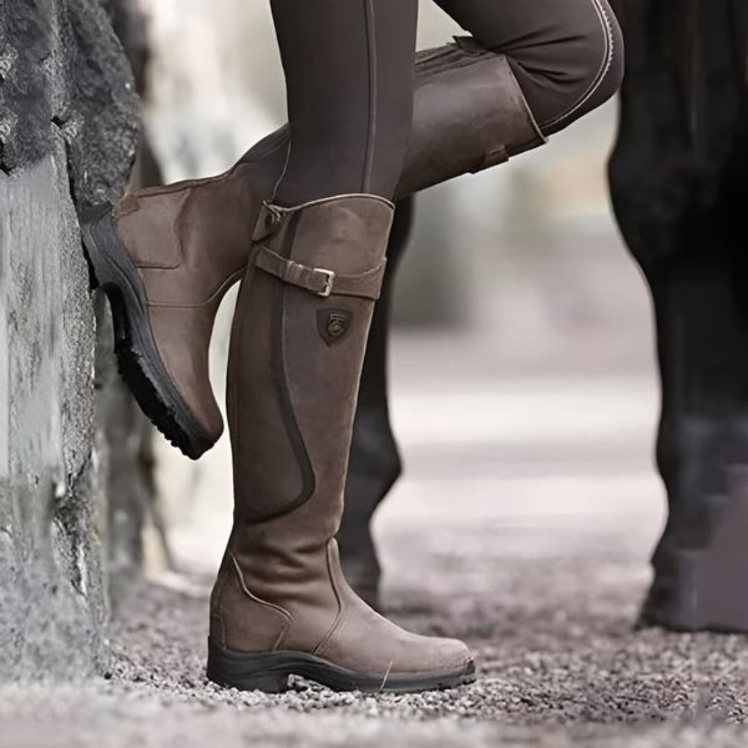Damen Stiefel | geschlossene Form mit definierter Schaftlinie