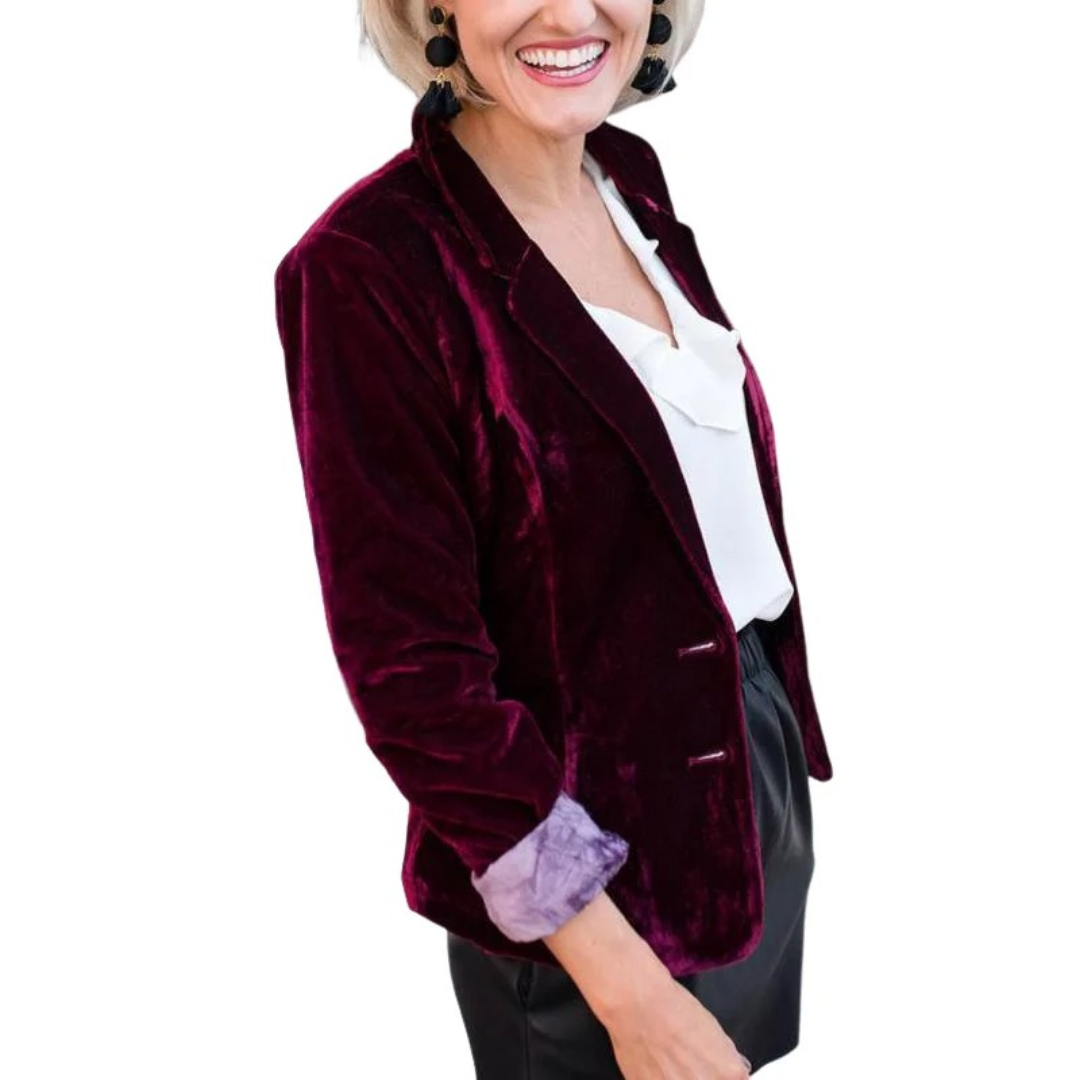 Damen Blazer | klare Form mit langen Ärmeln