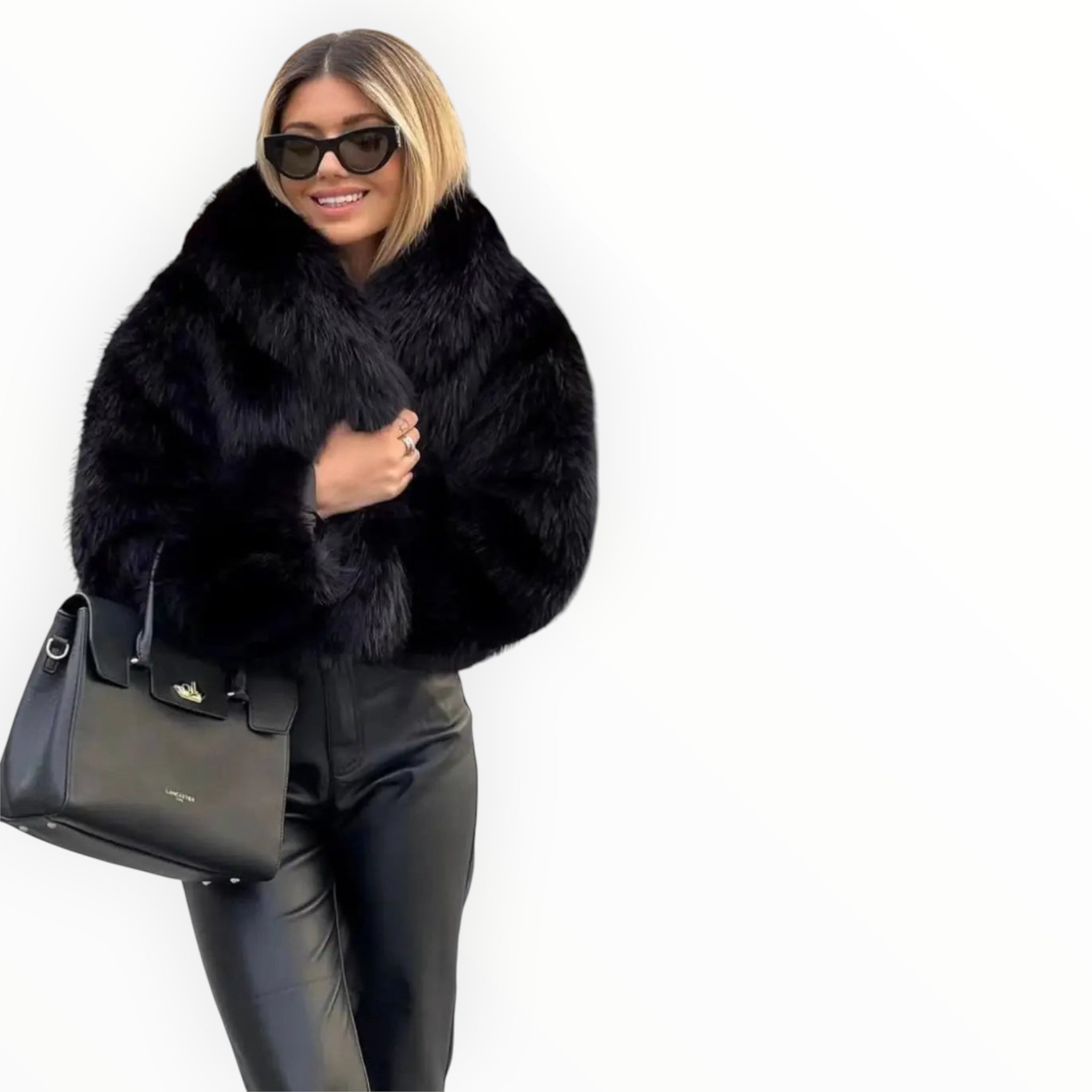 Damen Wintermantel Kurz | Geschlossene voluminöse Form für Winterzeit