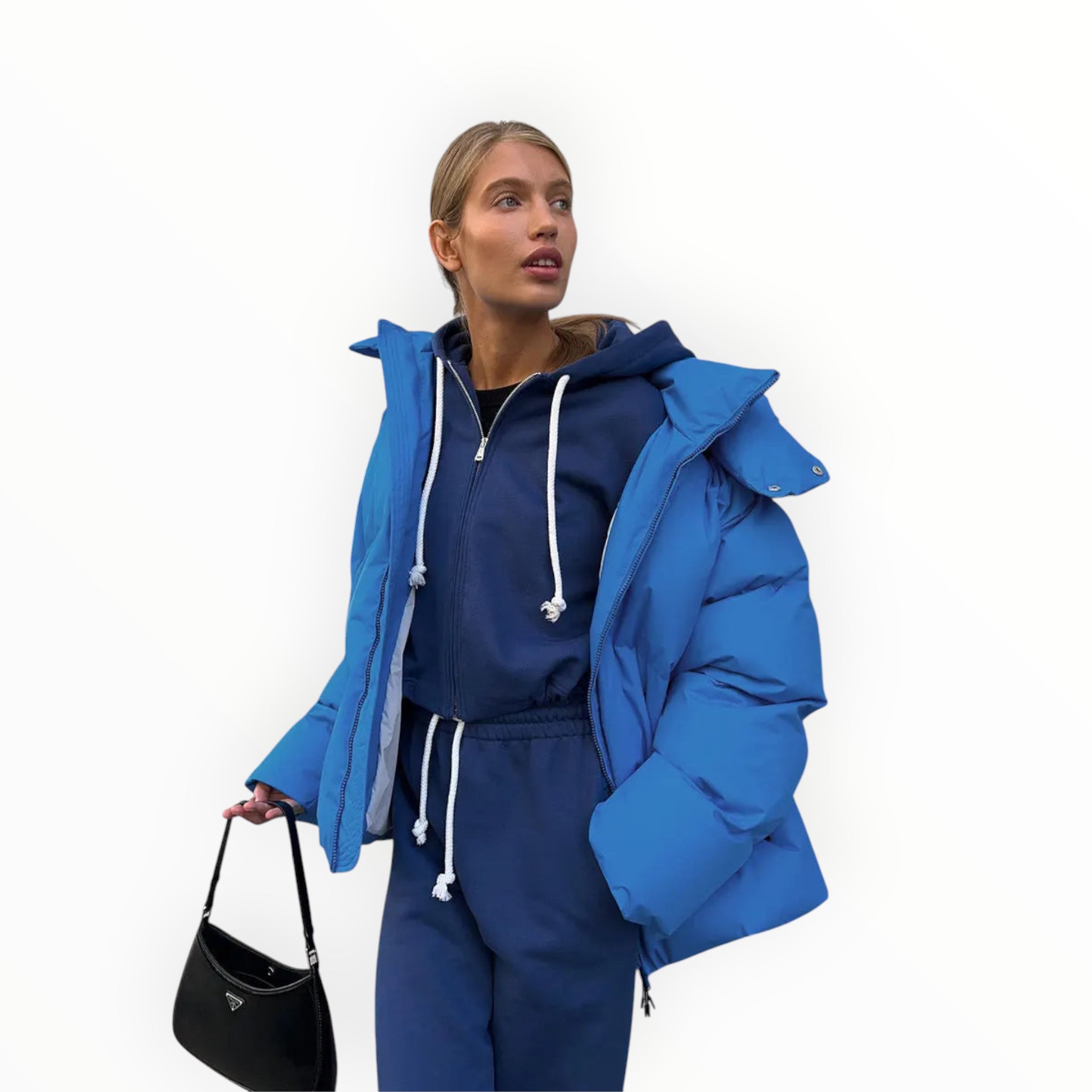 Damen Pufferjacke | Lange geschlossene Form für täglichen Gebrauch