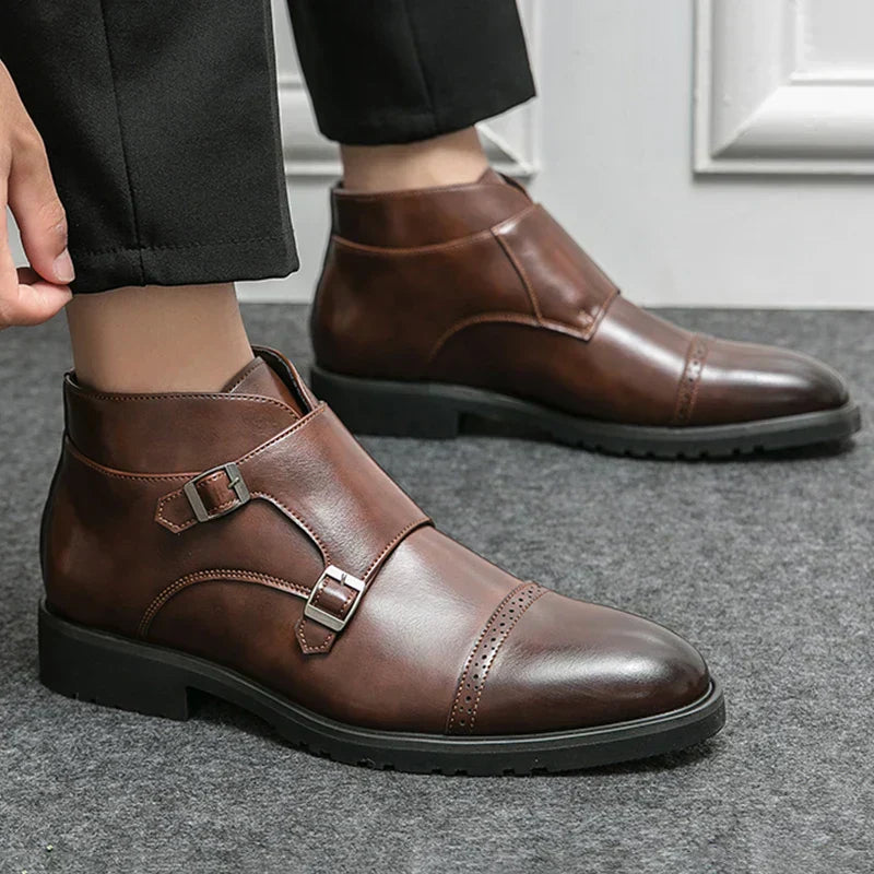 Stiefelette Herren | Glatte Front mit knöchelhohem Schaft
