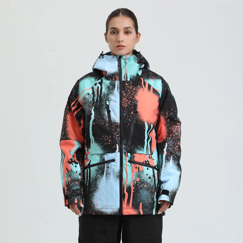 Unisex Jacke | lange Form mit Kapuze und Reißverschluss