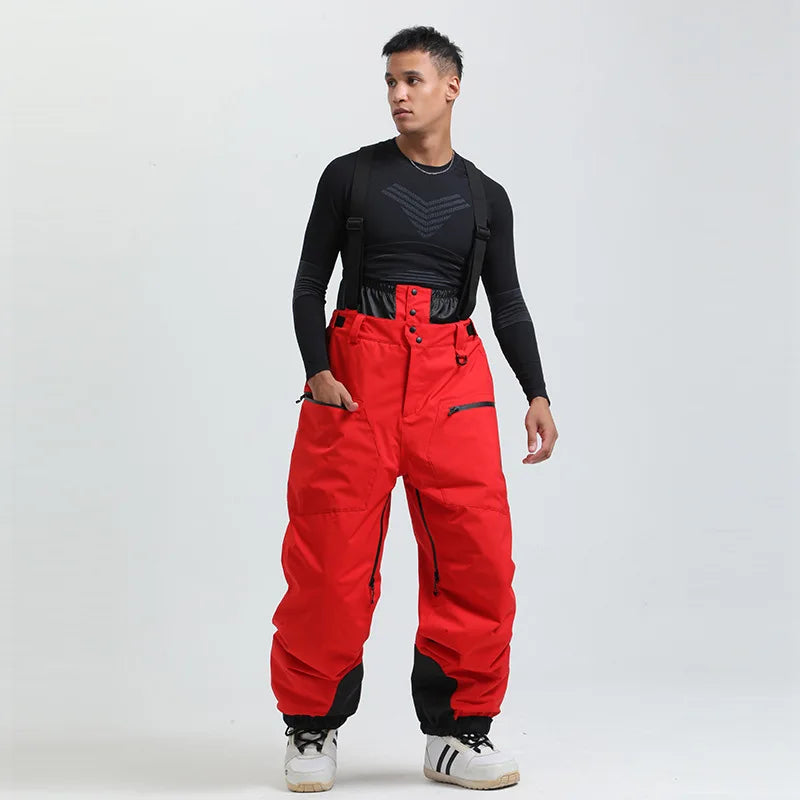 Unisex Skihose | Winter-Outdoor-Ausführung mit Trägersystem