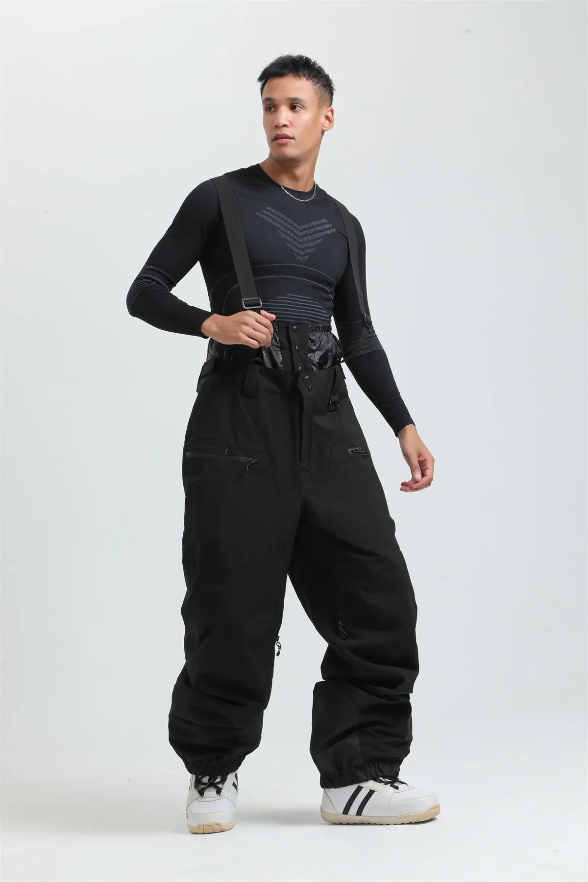 Unisex Skihose | Winter-Outdoor-Ausführung mit Trägersystem