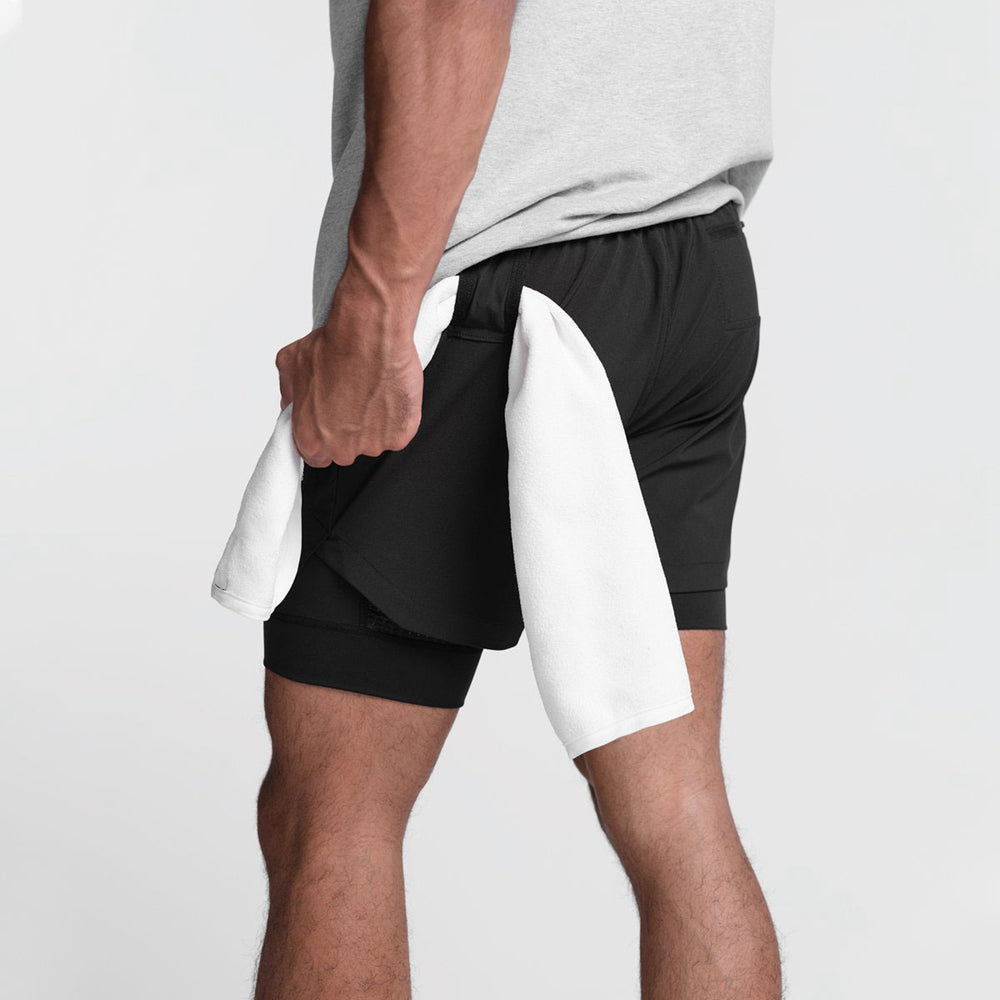 Shorts Herren | Kordelzugbund mit integrierter Innenhose