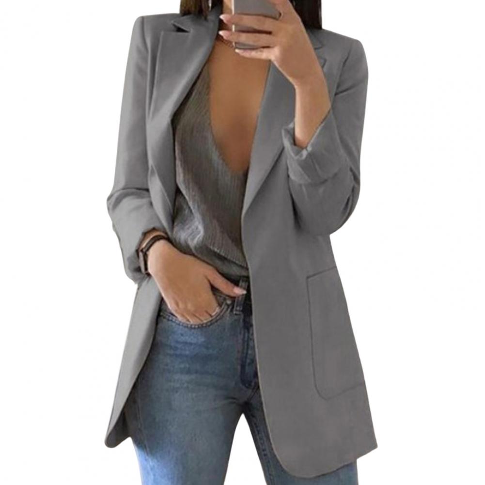 Damen Blazer | gerade Form mit langen Ärmeln