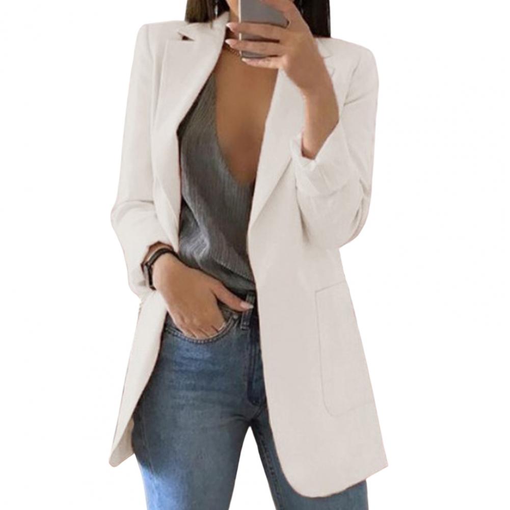 Damen Blazer | gerade Form mit langen Ärmeln