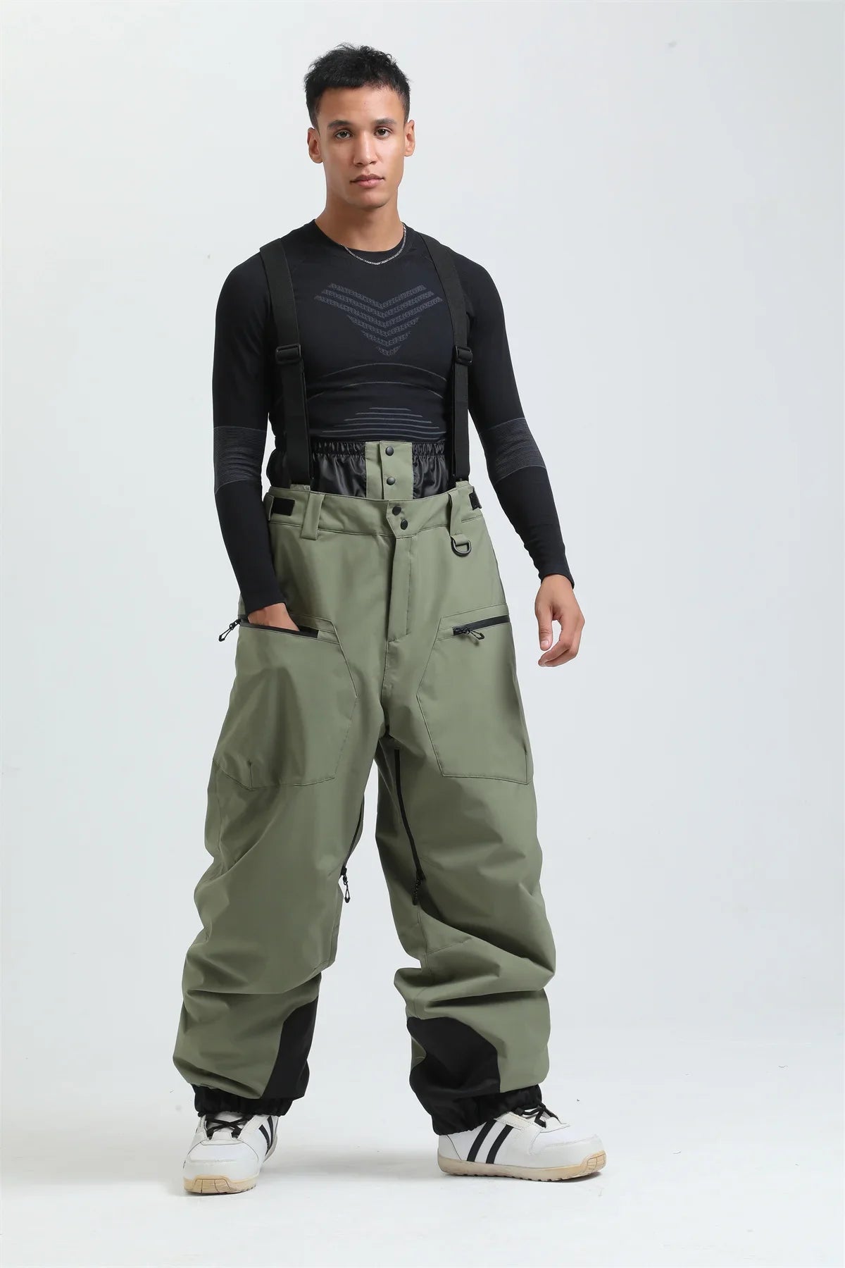 Unisex Skihose | Winter-Outdoor-Ausführung mit Trägersystem