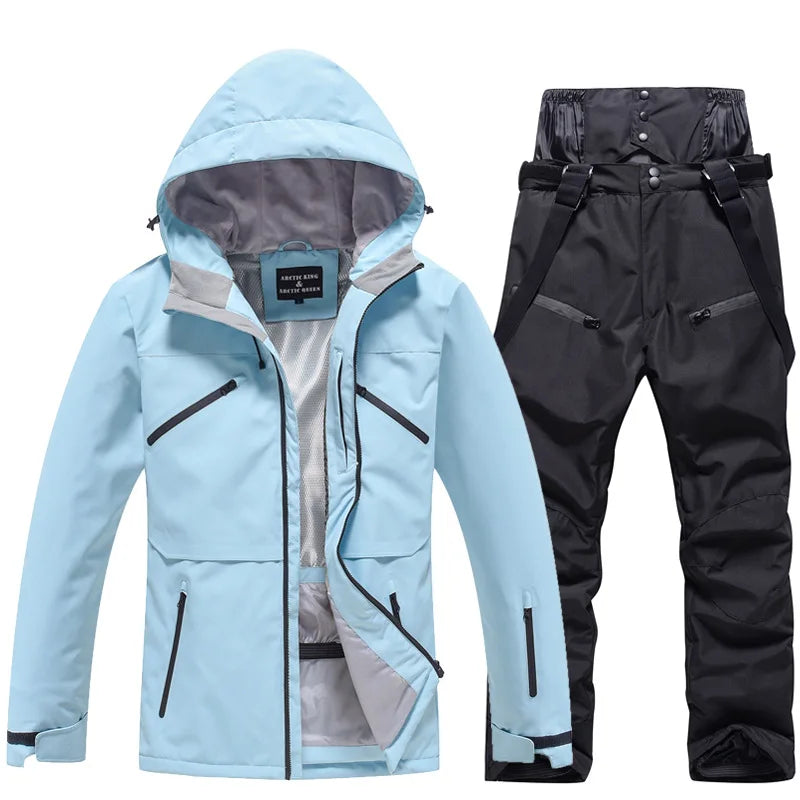 Unisex Skianzug | Zweiteiliges Set mit Jacke und Hose