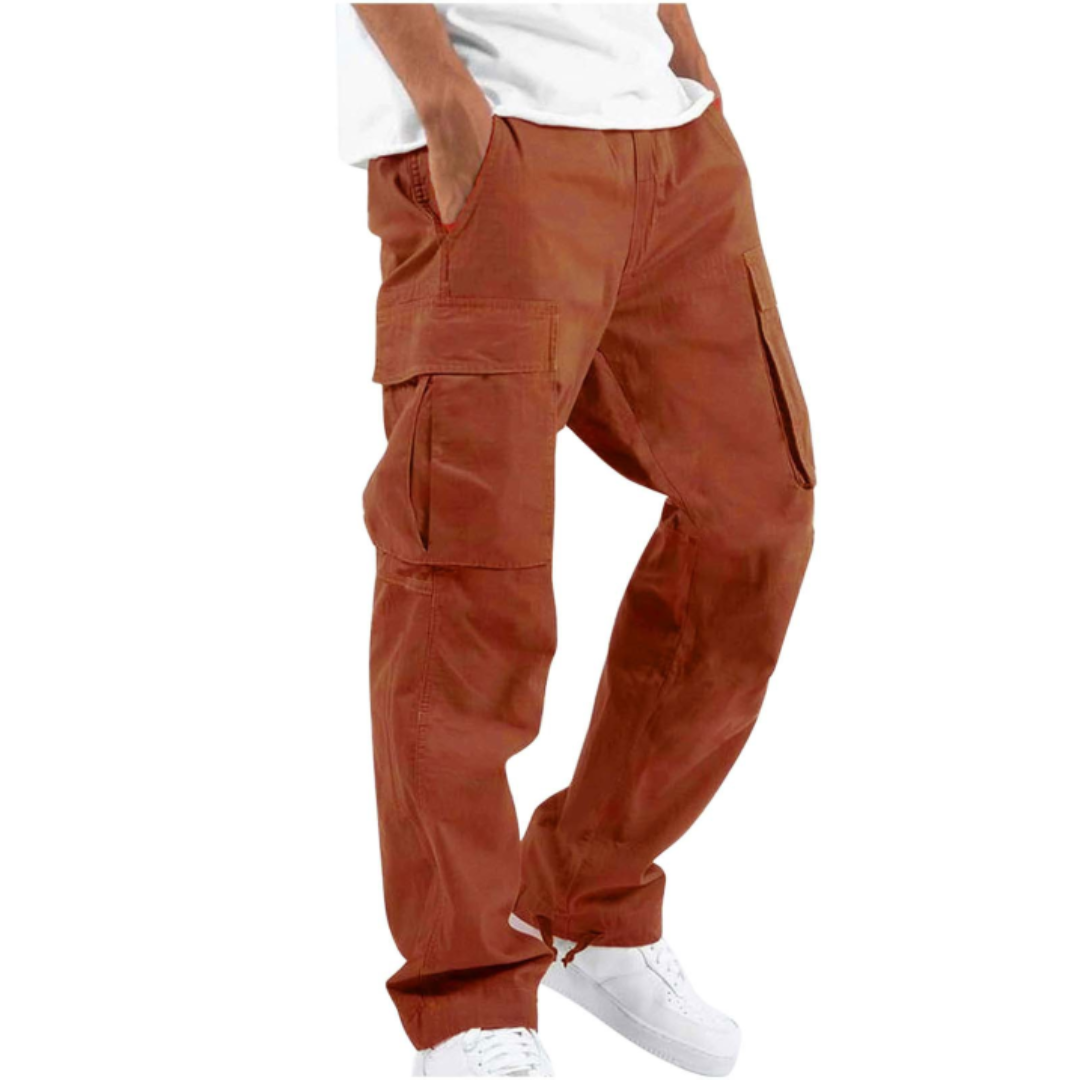 Hose Herren | Cargo Taschen mit geradem Bein