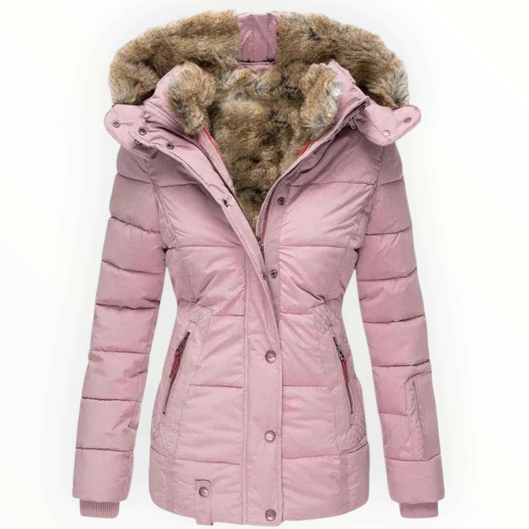 Damen Winterjacke mit Kapuze | Geschlossene Form für Winterzeit