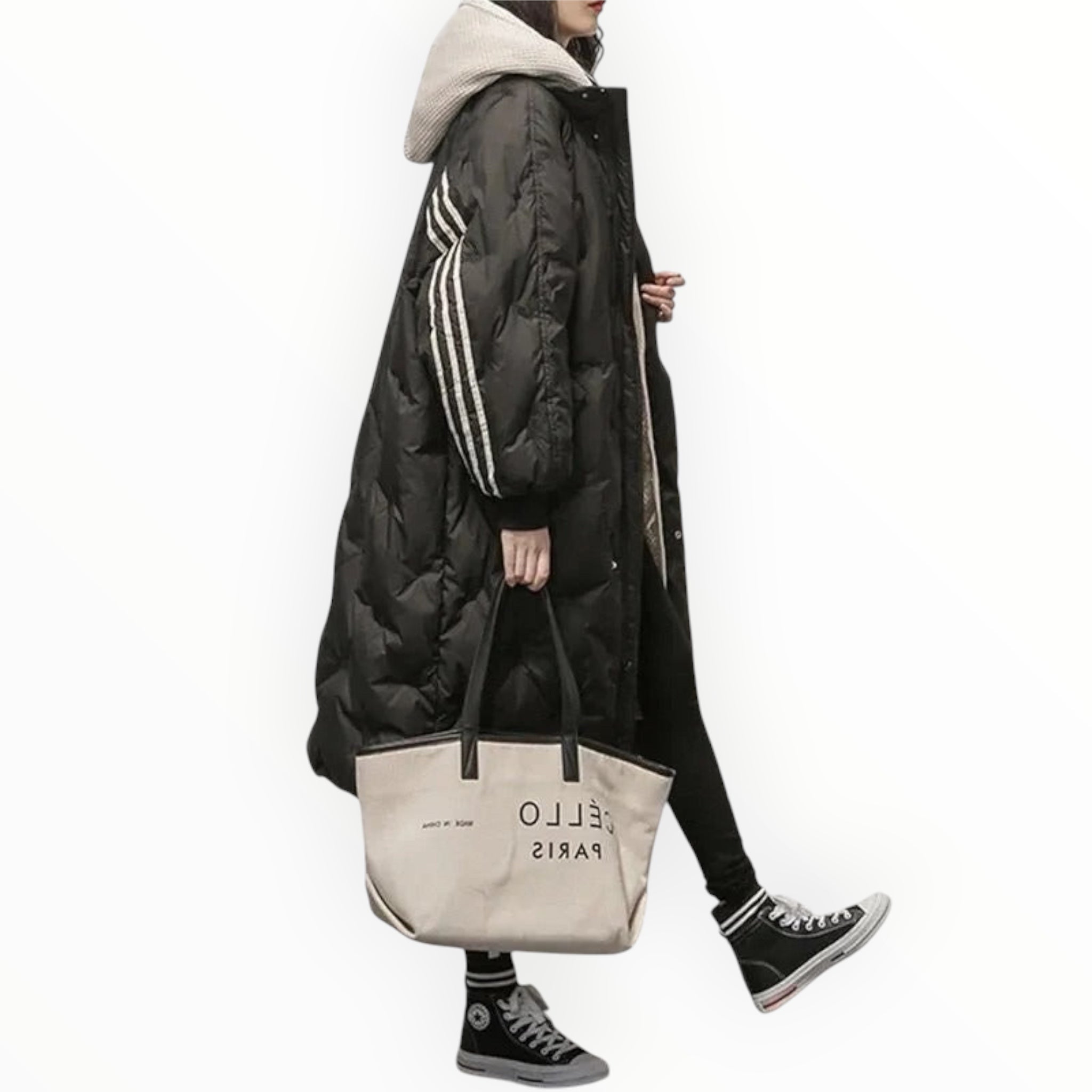 Damen Pufferjacke | Lange Form mit funktionaler Konstruktion