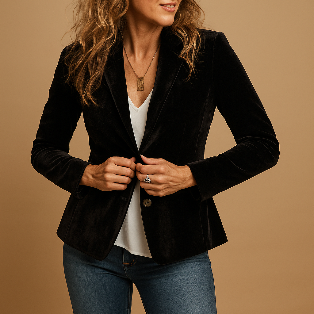 Blazer Dames | Retro Front met Klassieke Snit