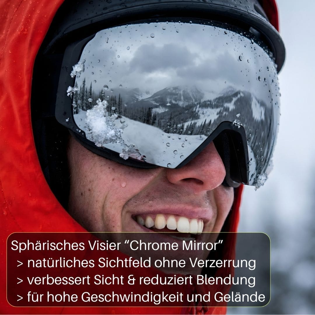 Unisex Skibrille | Visier mit magnetischem Wechselmechanismus
