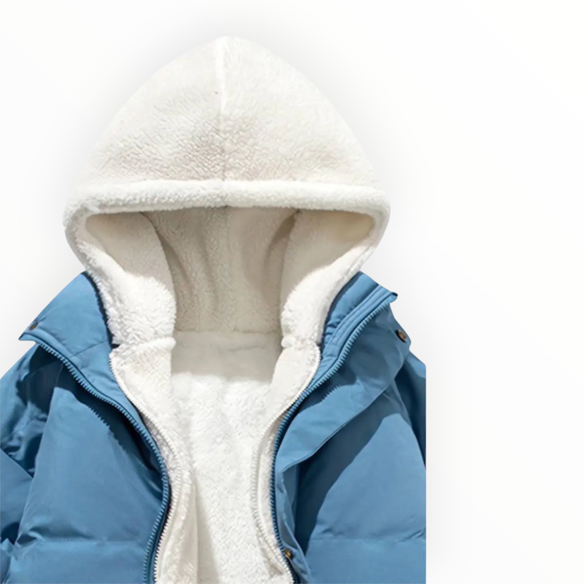 Damen Winterjacke mit Kapuze | Geschlossene Form für Wintertage