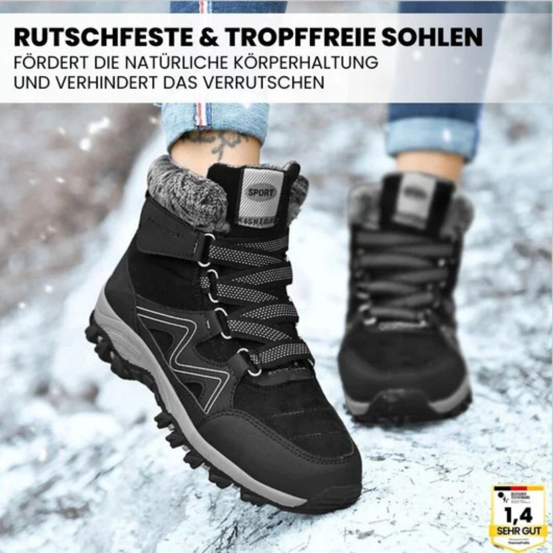 Damen Winterstiefel | knöchelhohe Ausführung mit Profilsohle