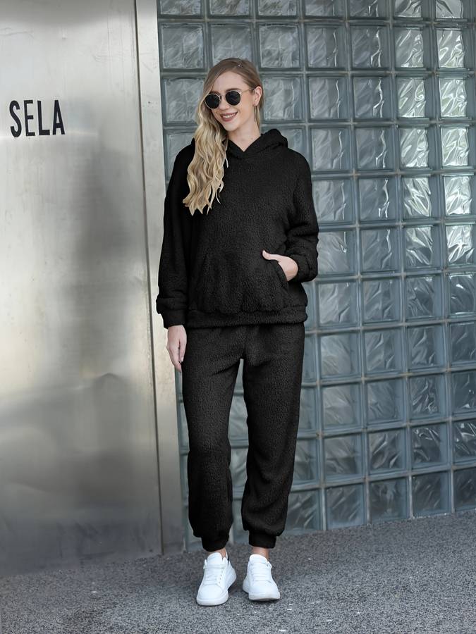 Set Damen | Zweiteiler mit Kapuzenoberteil