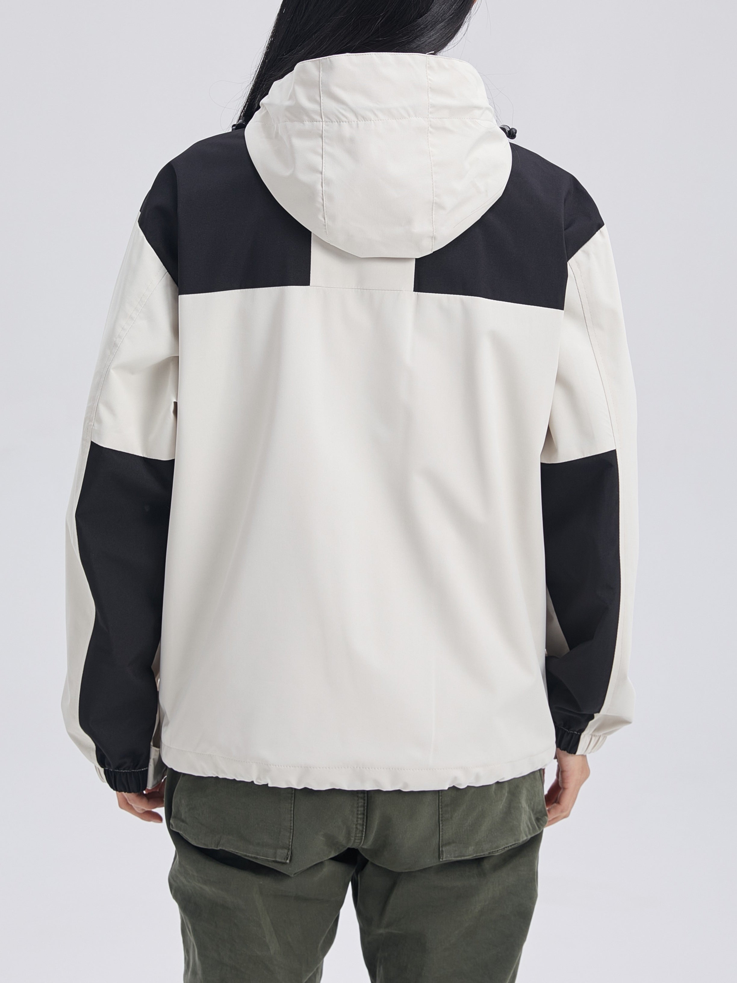 Unisex Jacke | Kapuzenanbindung mit durchgehendem Reißverschluss