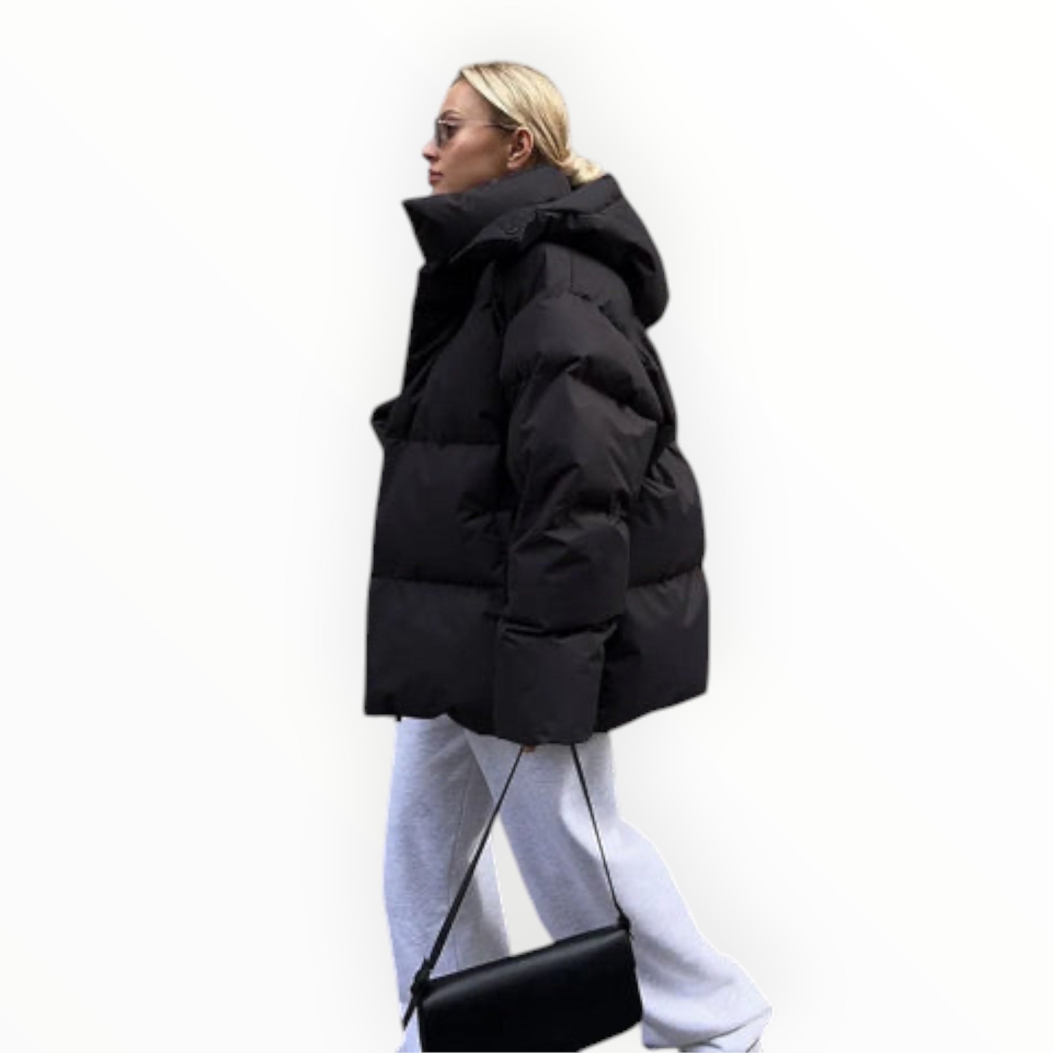 Damen Pufferjacke | Lange geschlossene Form für täglichen Gebrauch