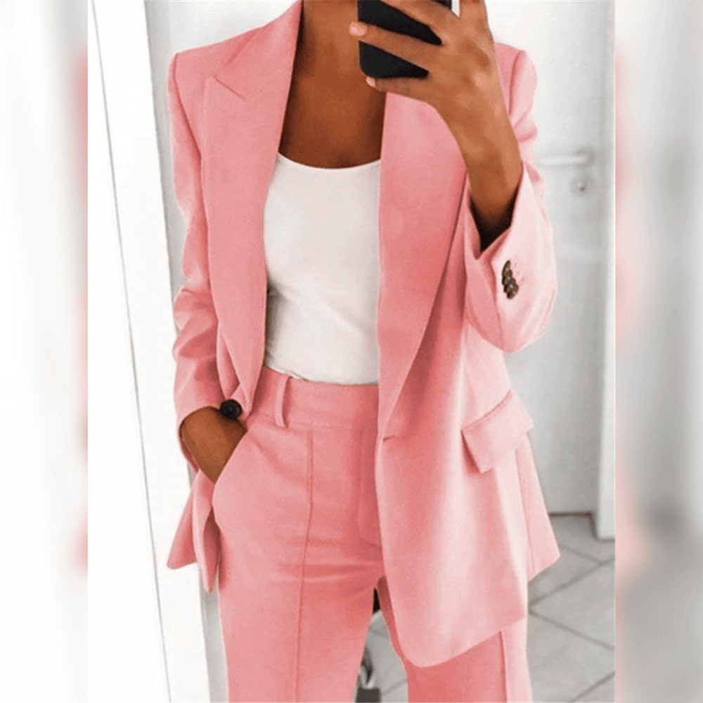 Damen Anzug Set | Zweiteilig mit Blazer und Hose