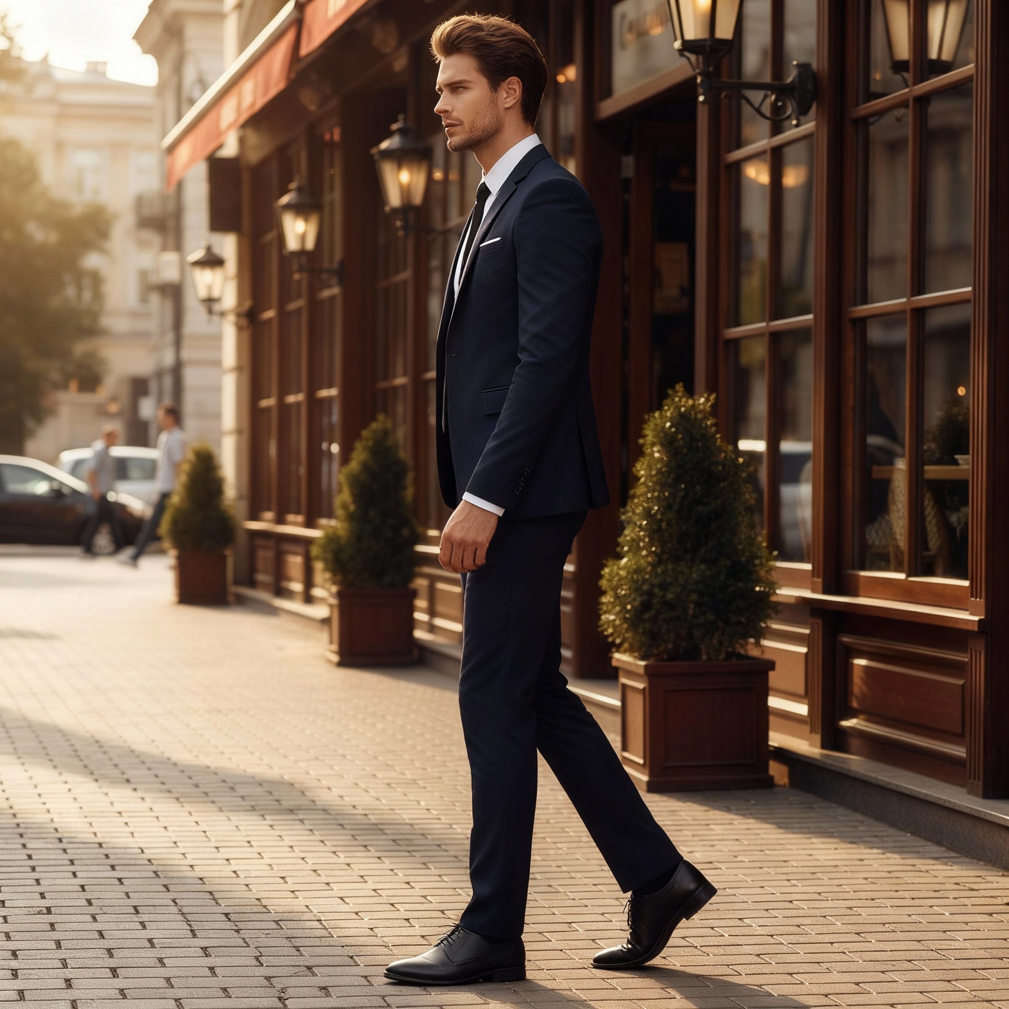 Anzug Herren | Reverssakko mit schmaler Hose