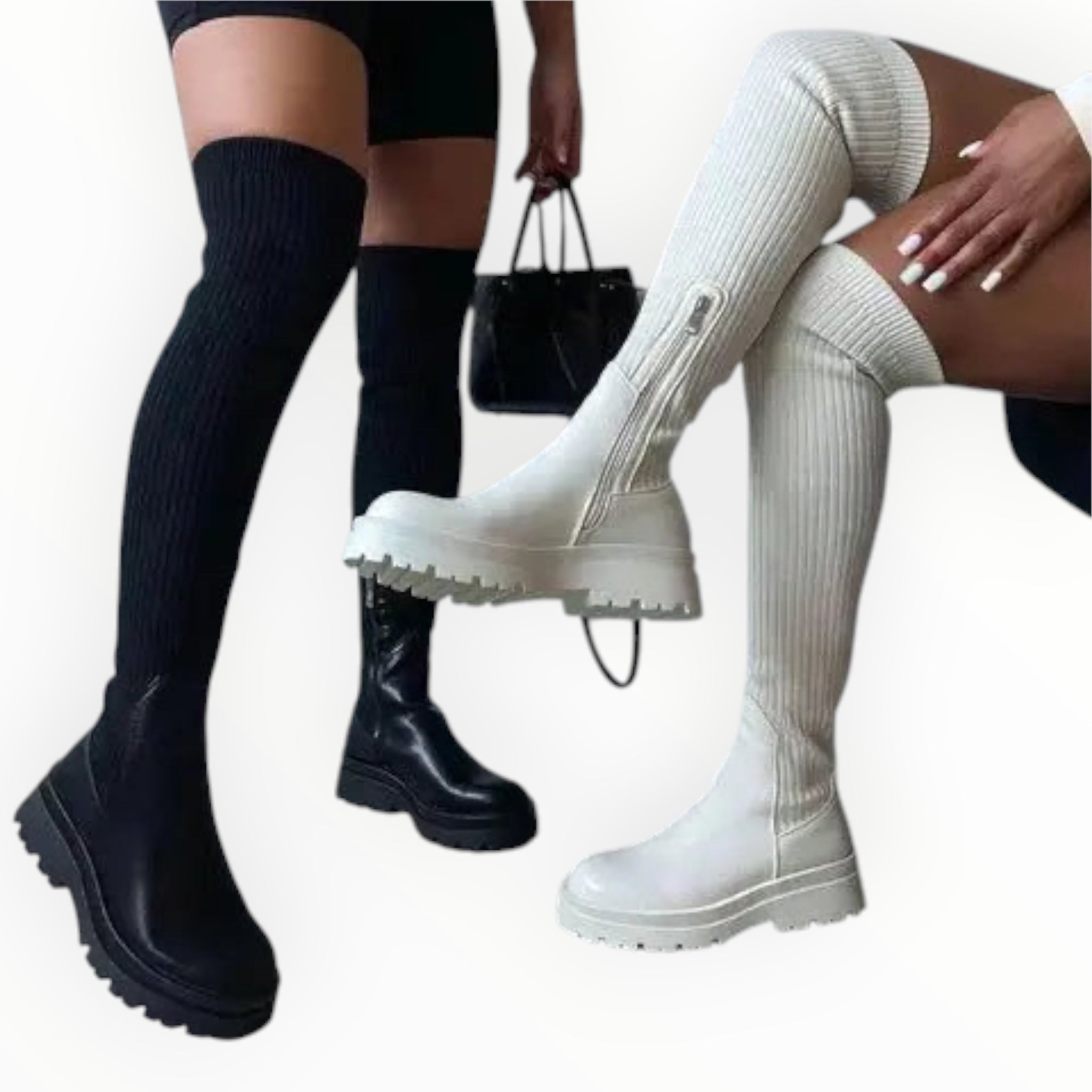 Damen Stretch Stiefel | Flexibler Sitz für täglichen Komfort