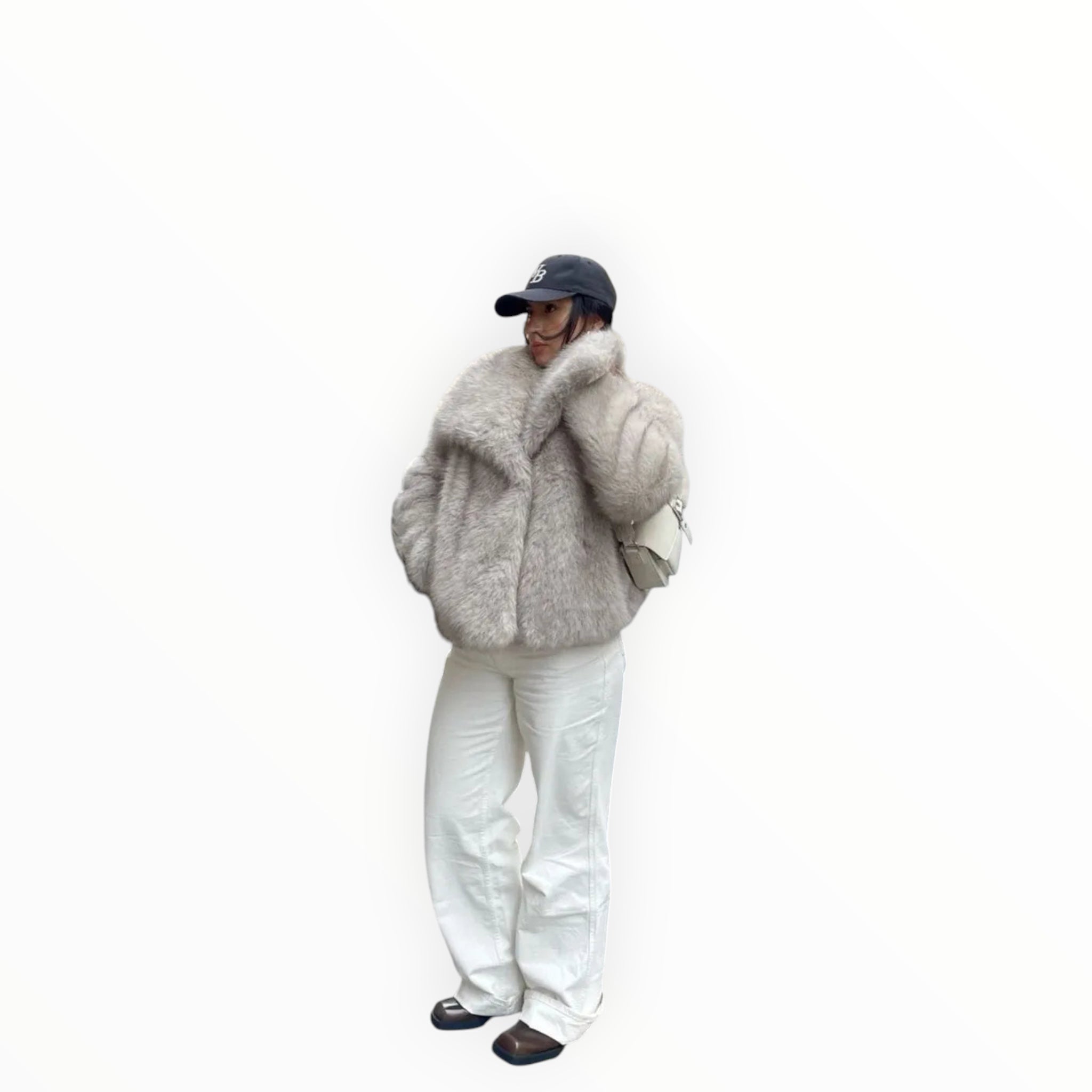 Damen Wintermantel Kurz | Geschlossene voluminöse Form für Winterzeit