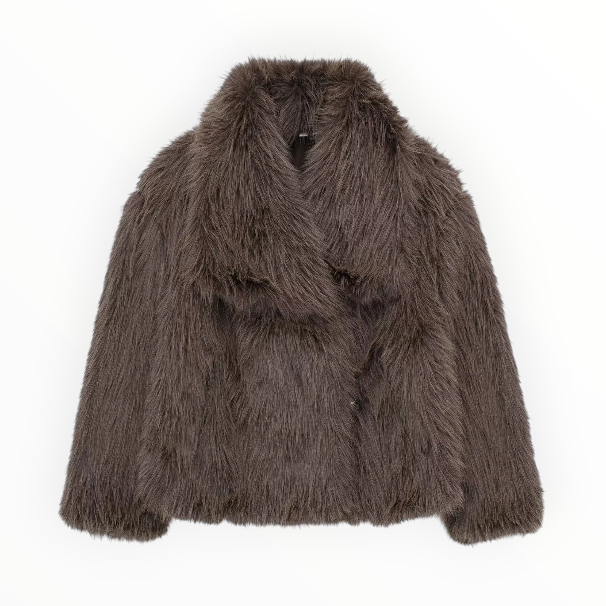 Damen Wintermantel Kurz | Geschlossene voluminöse Form für Winterzeit