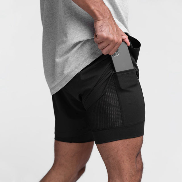 Shorts Herren | Kordelzugbund mit integrierter Innenhose