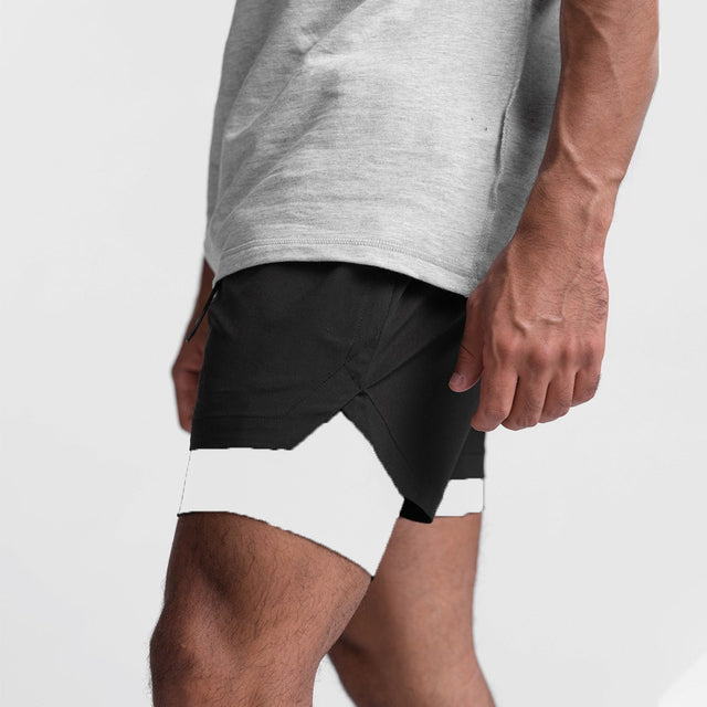 Shorts Herren | Kordelzugbund mit integrierter Innenhose