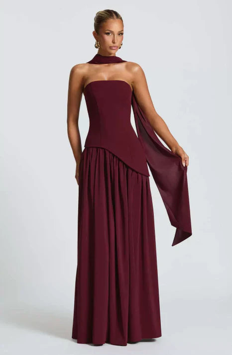 Damen Kleid | Maxi-Länge mit sachlicher Silhouette