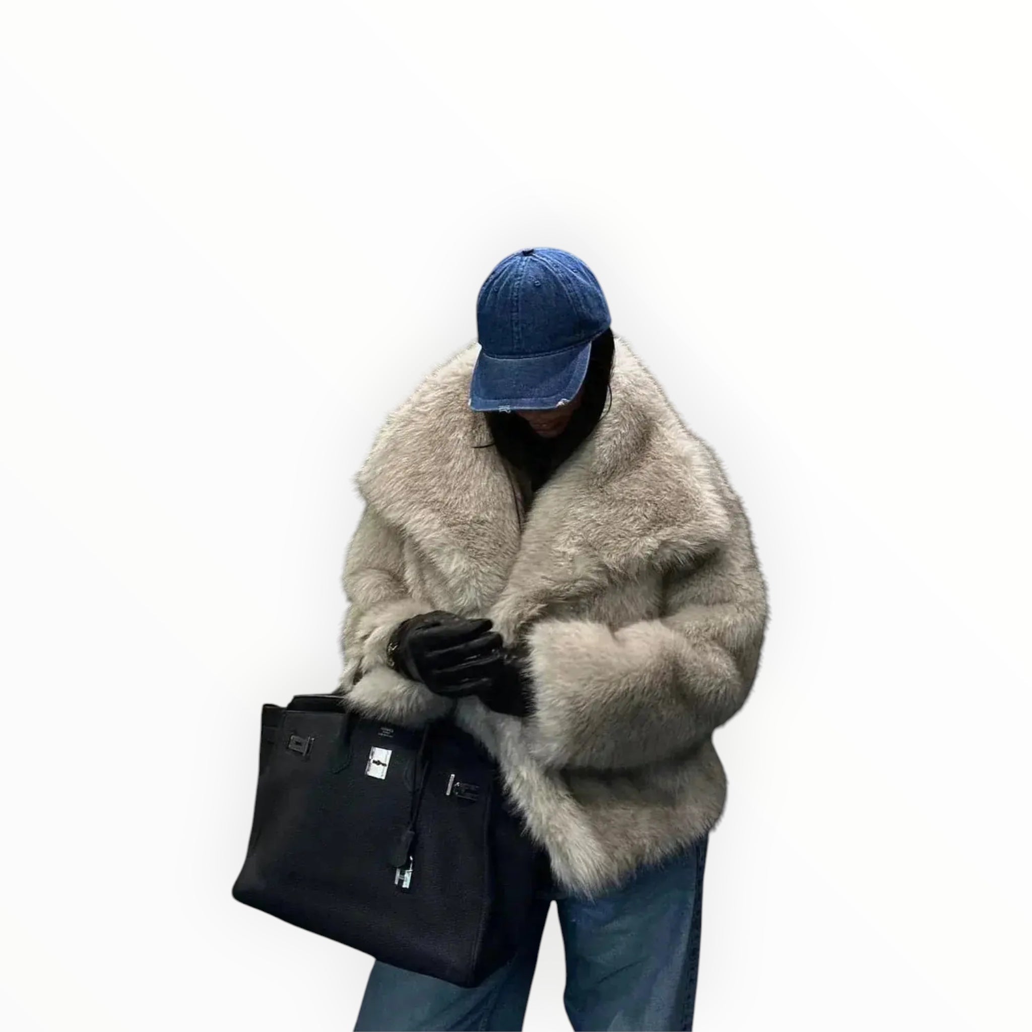 Damen Wintermantel Kurz | Geschlossene voluminöse Form für Winterzeit