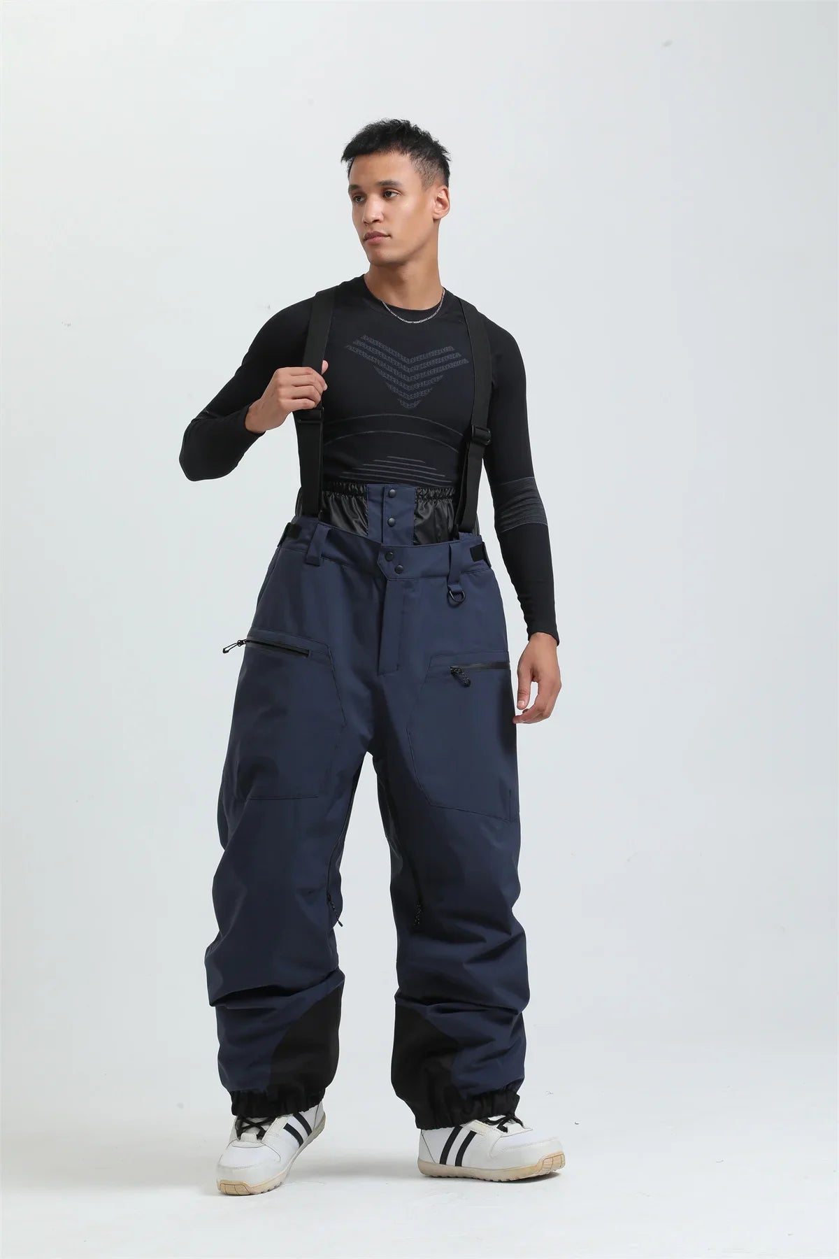 Unisex Skihose | Winter-Outdoor-Ausführung mit Trägersystem
