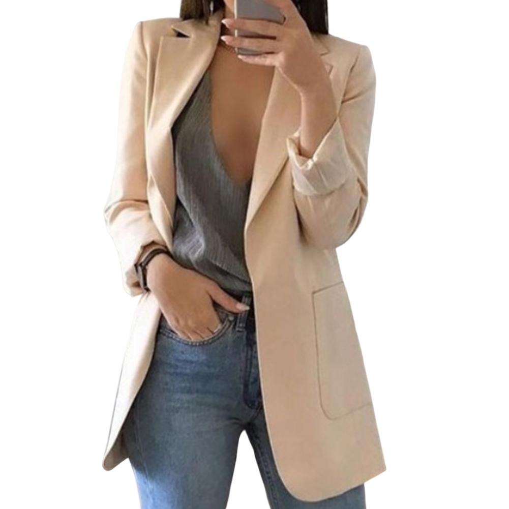 Damen Blazer | gerade Form mit langen Ärmeln