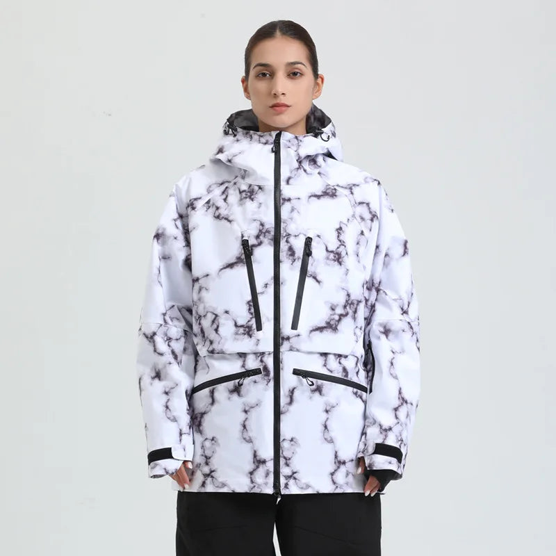 Unisex Jacke | lange Form mit Kapuze und Reißverschluss