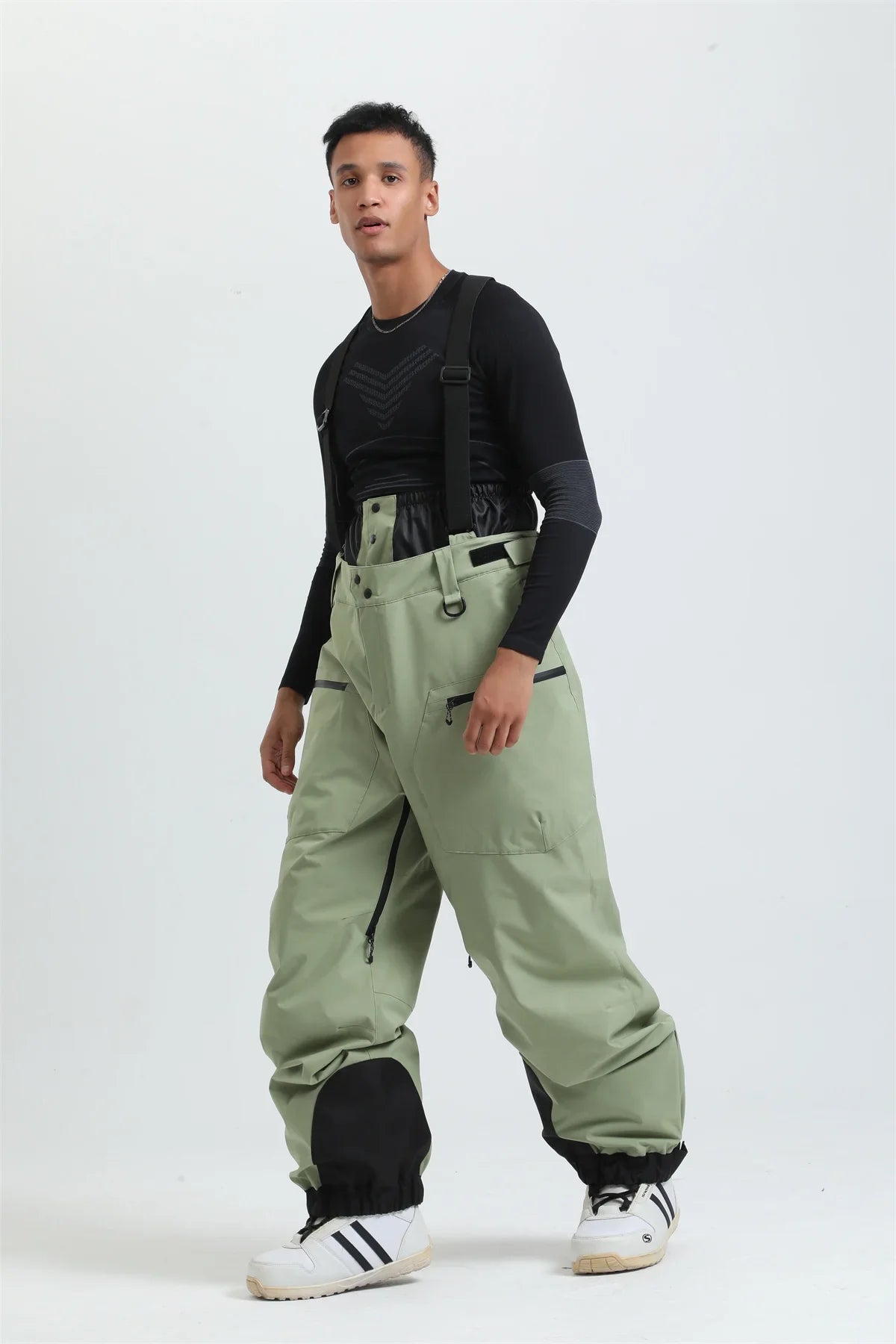 Unisex Skihose | Winter-Outdoor-Ausführung mit Trägersystem