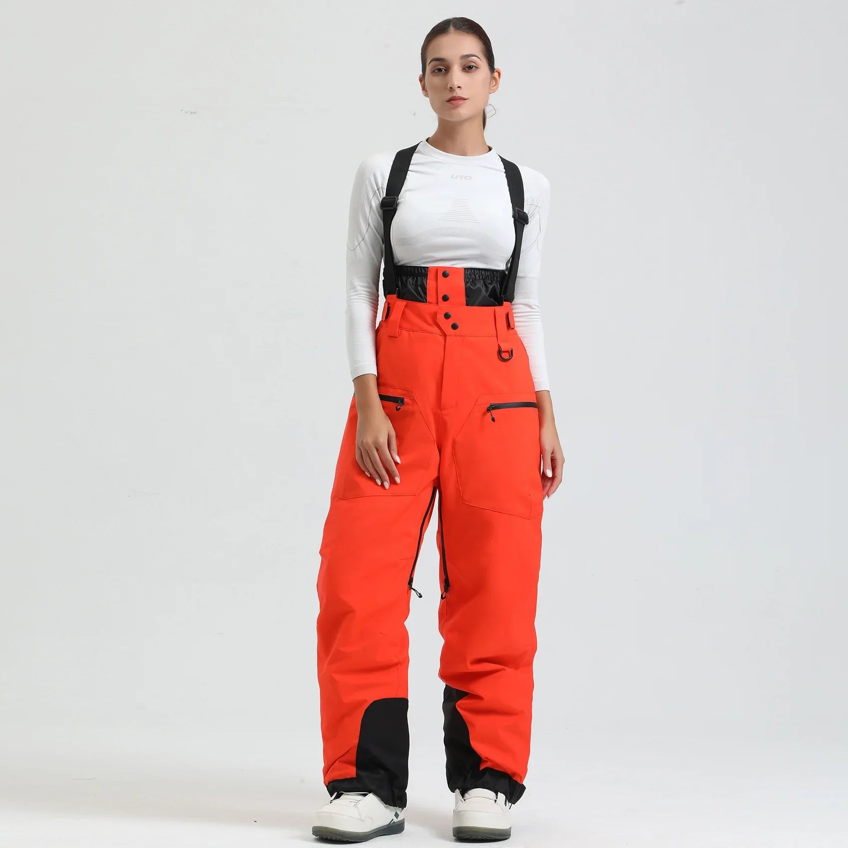 Unisex Skihose | Winter-Outdoor-Ausführung mit Trägersystem