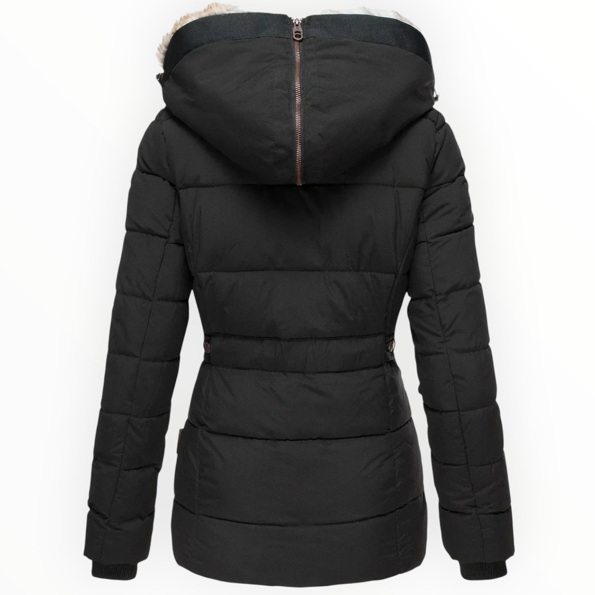Damen Winterjacke mit Kapuze | Geschlossene Form für Winterzeit