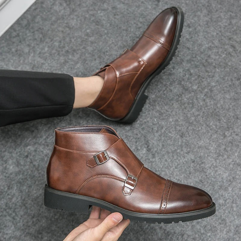 Stiefelette Herren | Glatte Front mit knöchelhohem Schaft