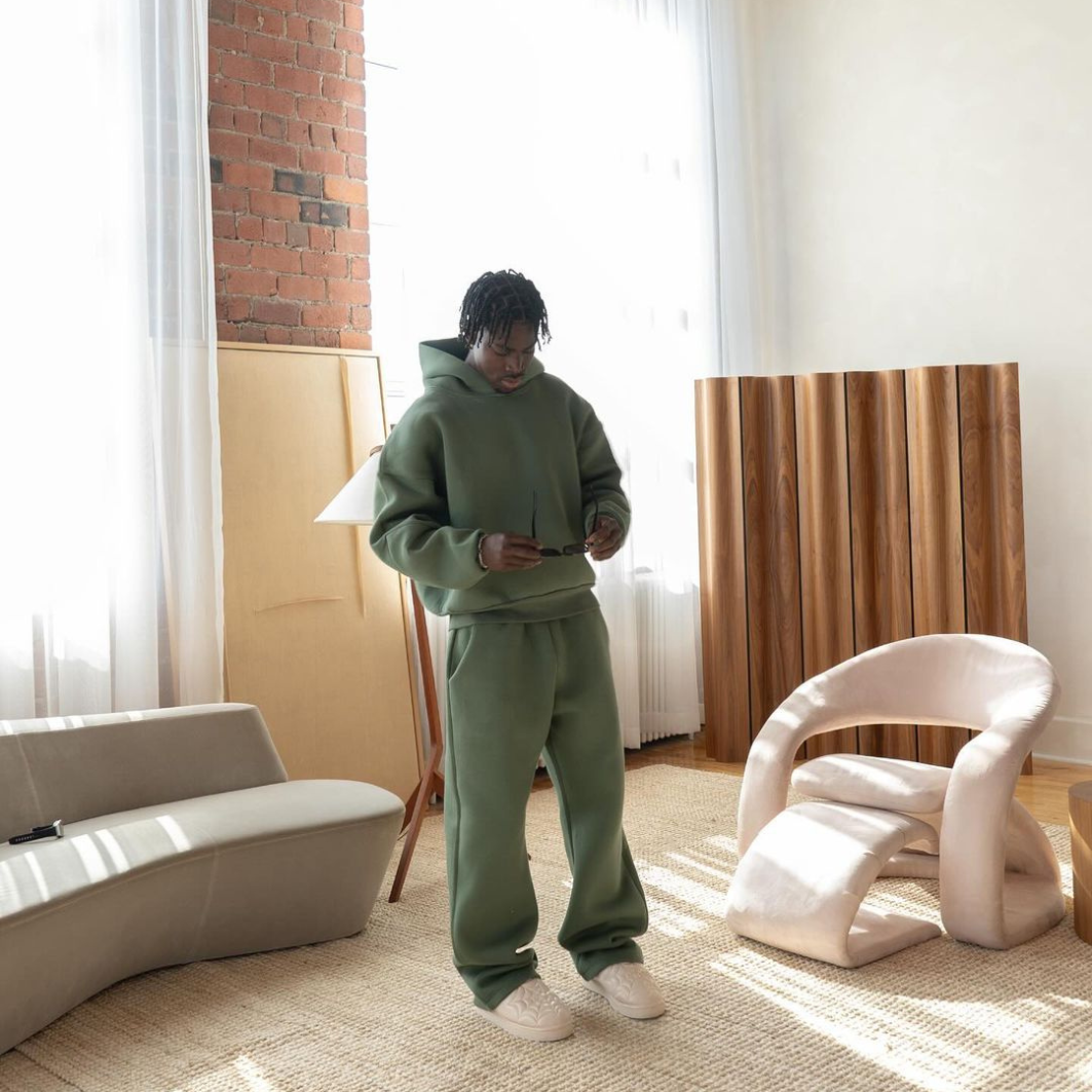 Herren Set | zweiteilige Kombination mit lockerem Schnitt